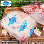 Mutton collar SHOULDER BONE-IN FOREQUARTER bahu domba frozen Australia MIDFIELD chops portioned 1" 2.5cm 1.5kg/pack 2-3pcs (price/kg)